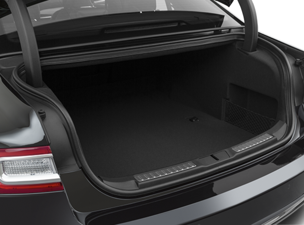luxury sedan rental service trunk space