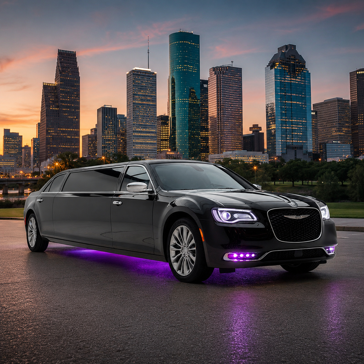 Chrysler 300 stretch limousine Sedan Stretch Limousine Rental